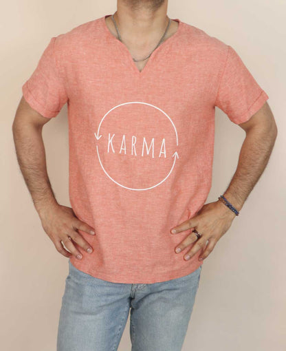 Men’s Karma Linen Kurta Shirt